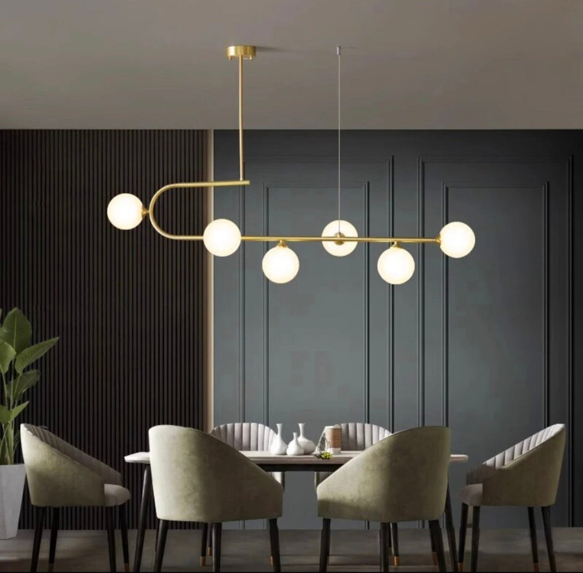 Nordic Curved Pendant Light