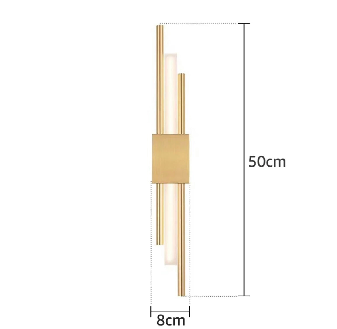 Nordic LED Wall Light gold