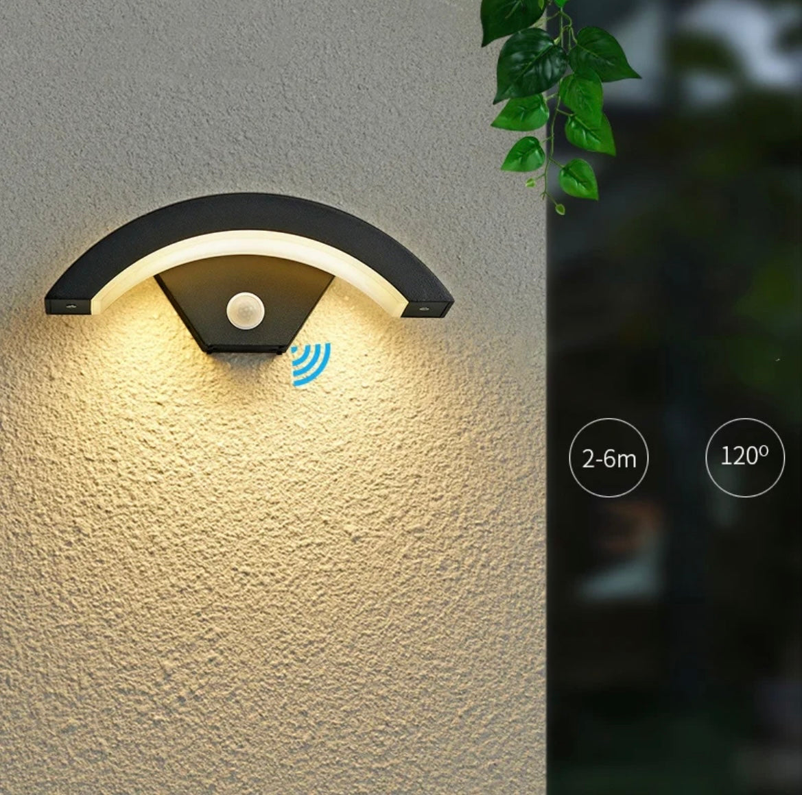 Outdoor Garden Motion Wall Lights