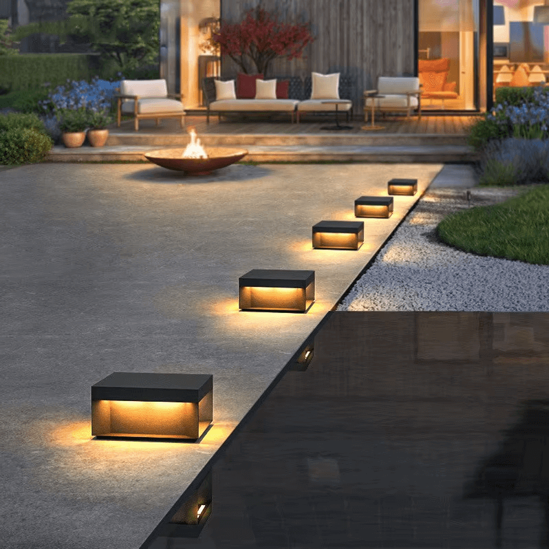 Outdoor Garden lawn Pillar Light