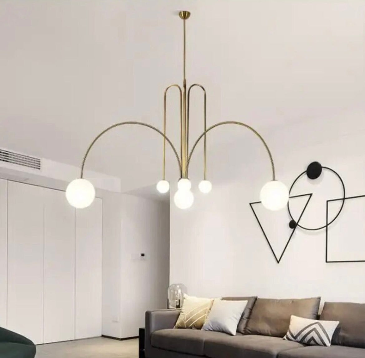 Post-Modern Geometric Chandelier