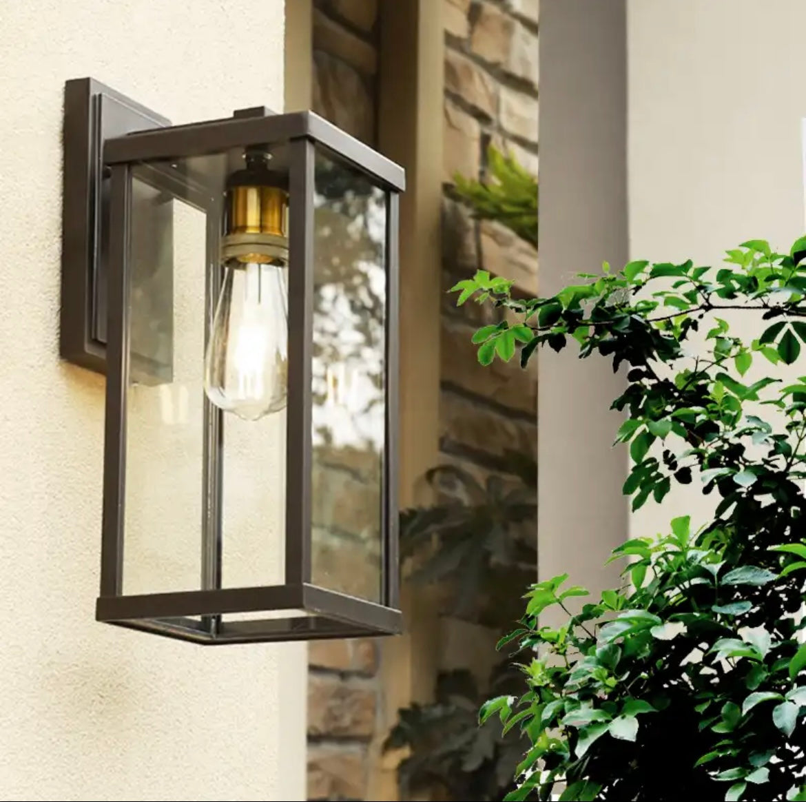 Rectangle Box Outdoor Waterproof Wall Light