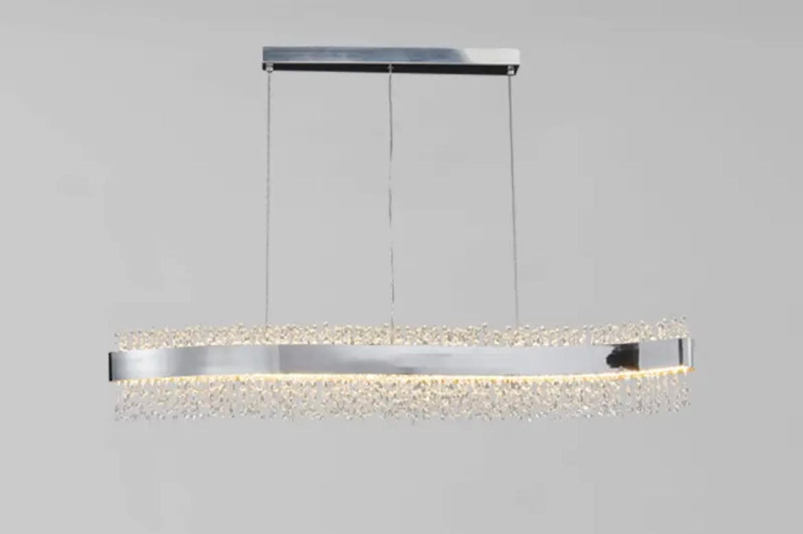 Rectangular Design Crystal Lights