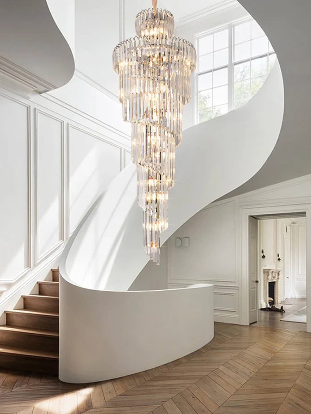 Luxury Long Staircase Crystal Chandelier