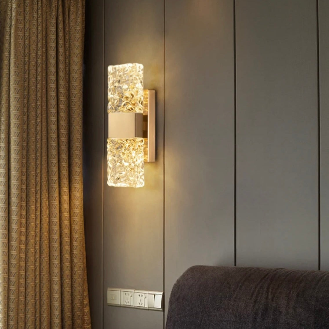 Simple Luxury Crystal Wall Lighting