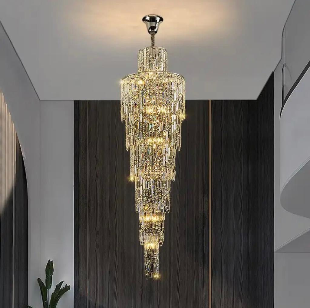 Sparking Gold Luxury Crystal Chandelier