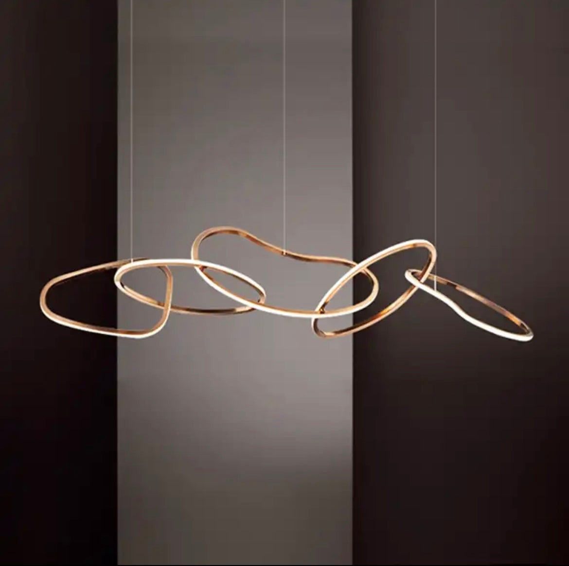 Squiggle Ring Pendant Lights