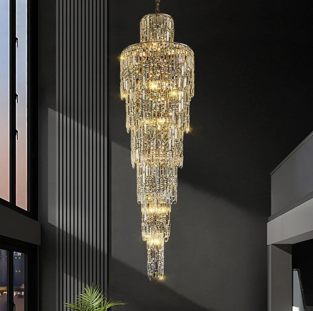 Sparking Gold Luxury statement Chandelier light