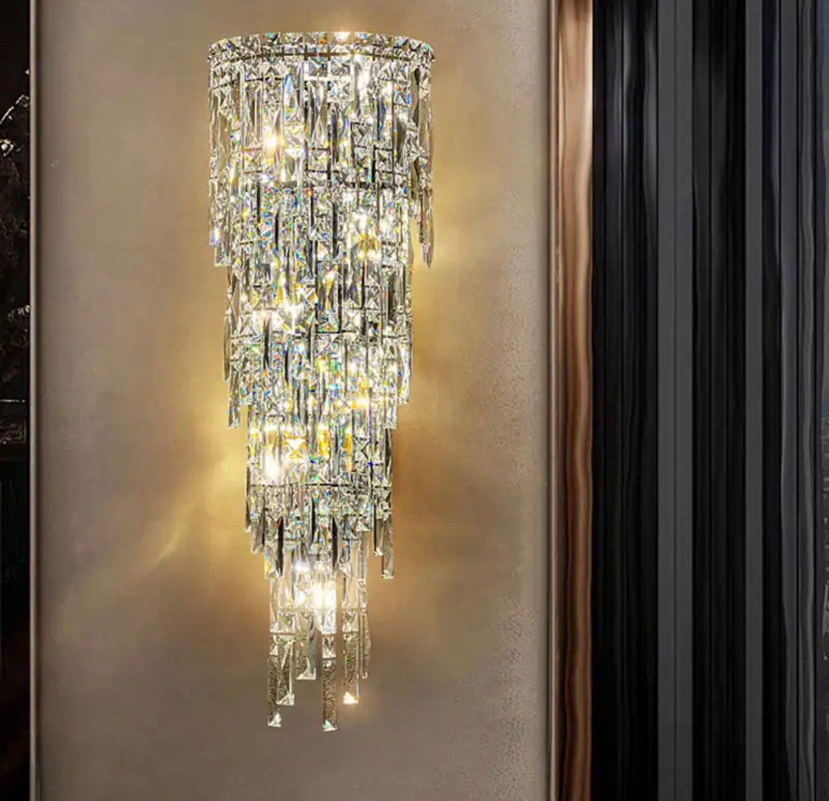 Villa Duplex Crystal Wall Lighting