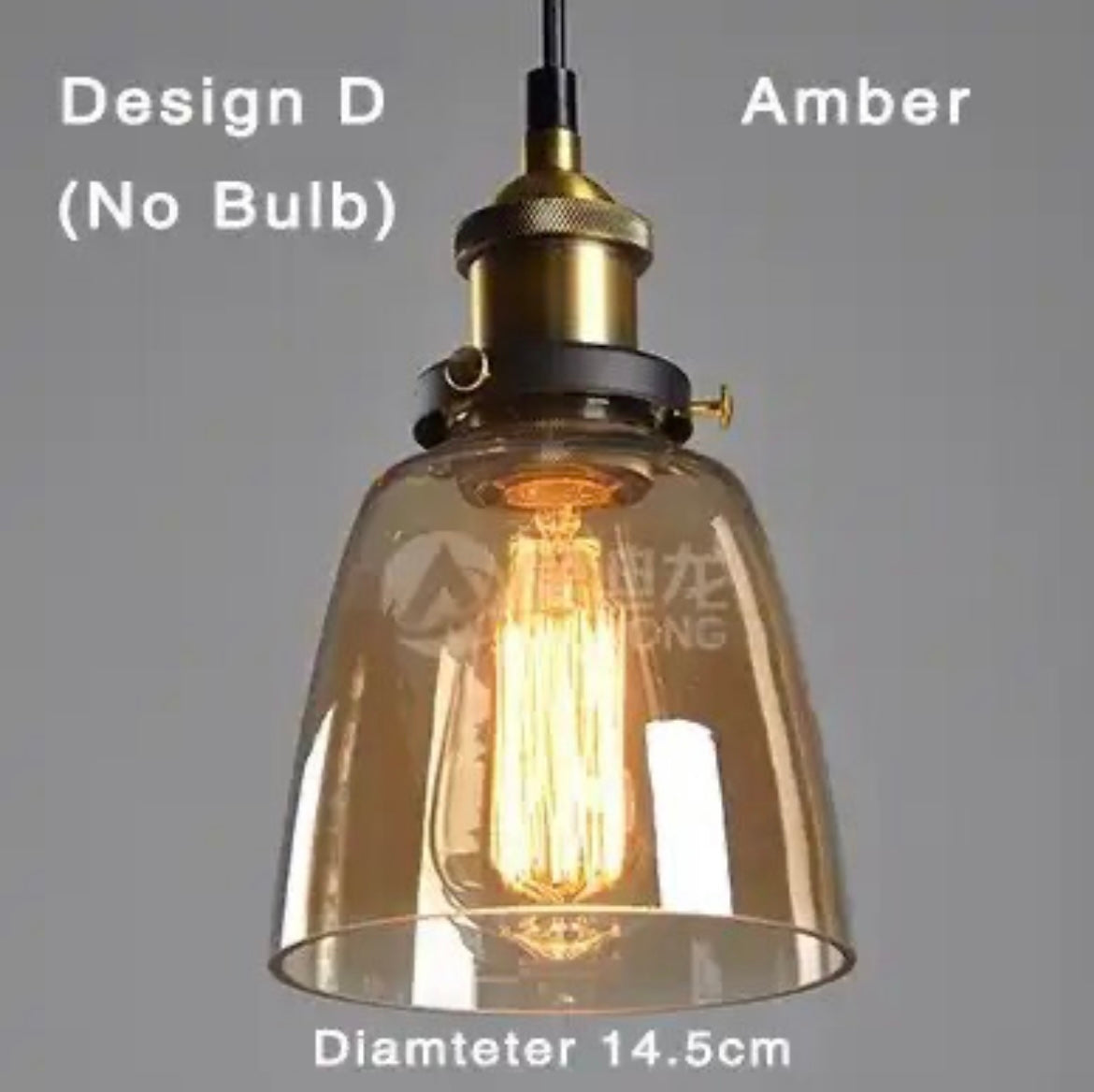 amber Nordic Loft Modern Pendant Lights