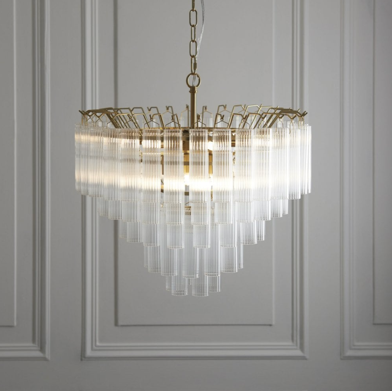 antique french chandelier with gold 