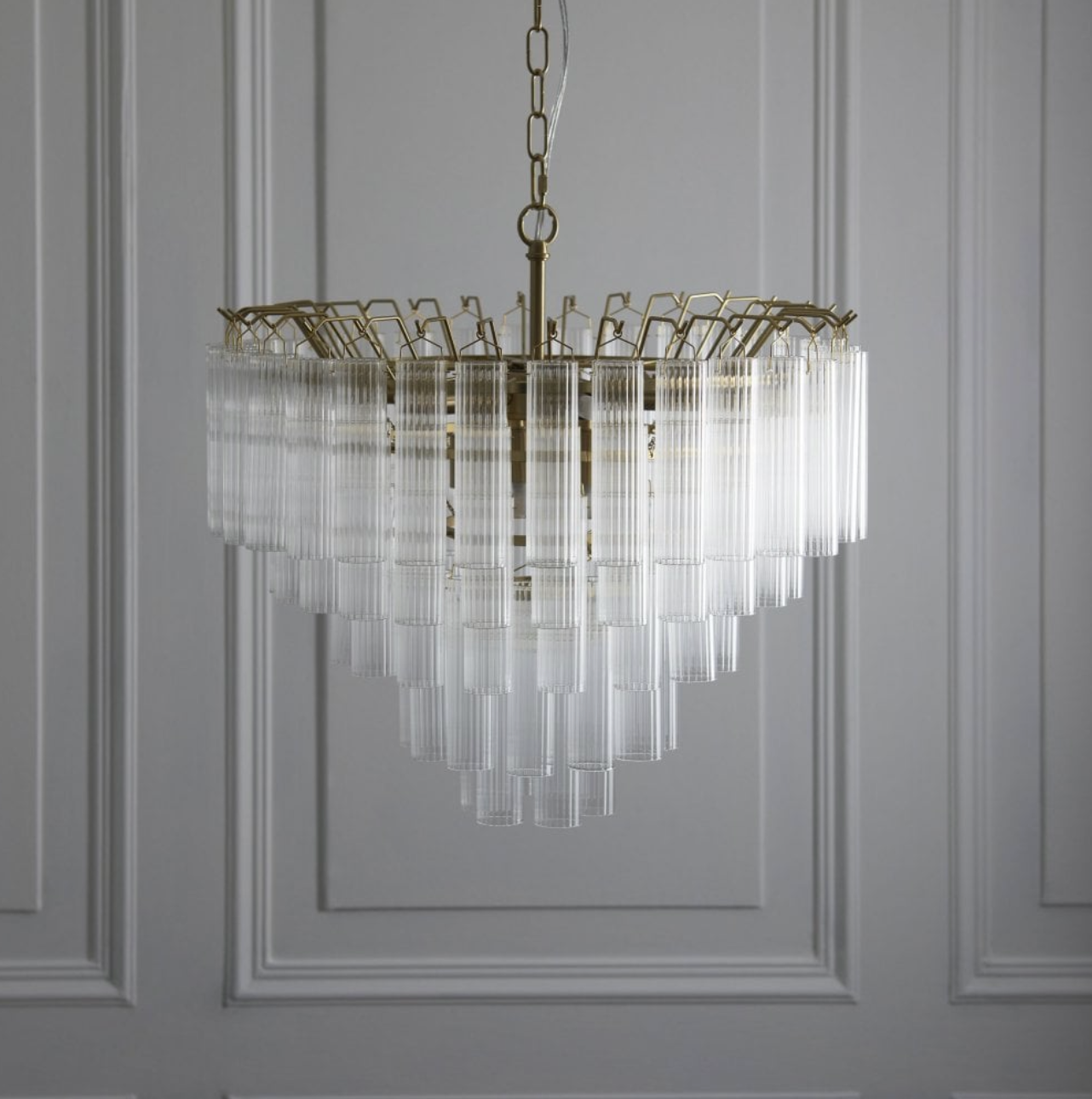 medium chandelier glass tubes