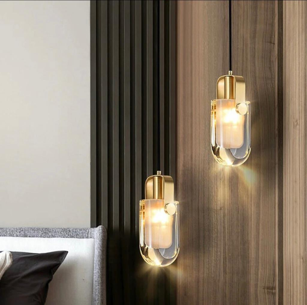 bedroom Hanging Pendant Lighting Crystal