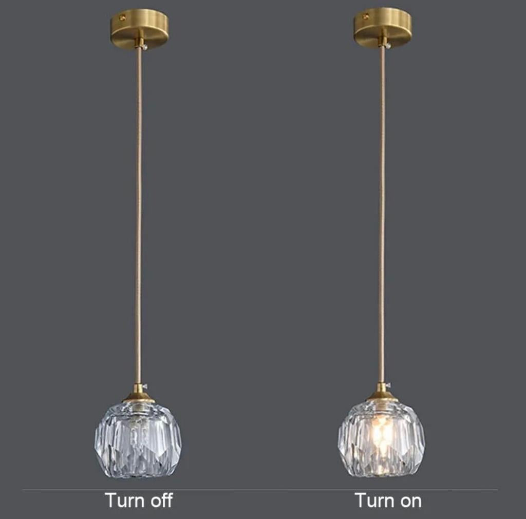 bedside Pendant Crystal Ball Lamp lighting