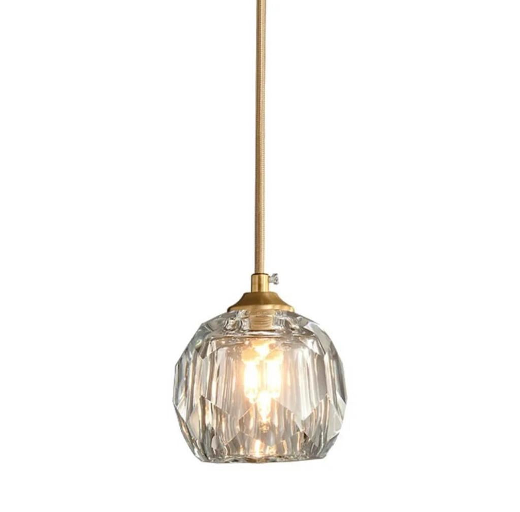 bedside Pendant Crystal Ball Lamps