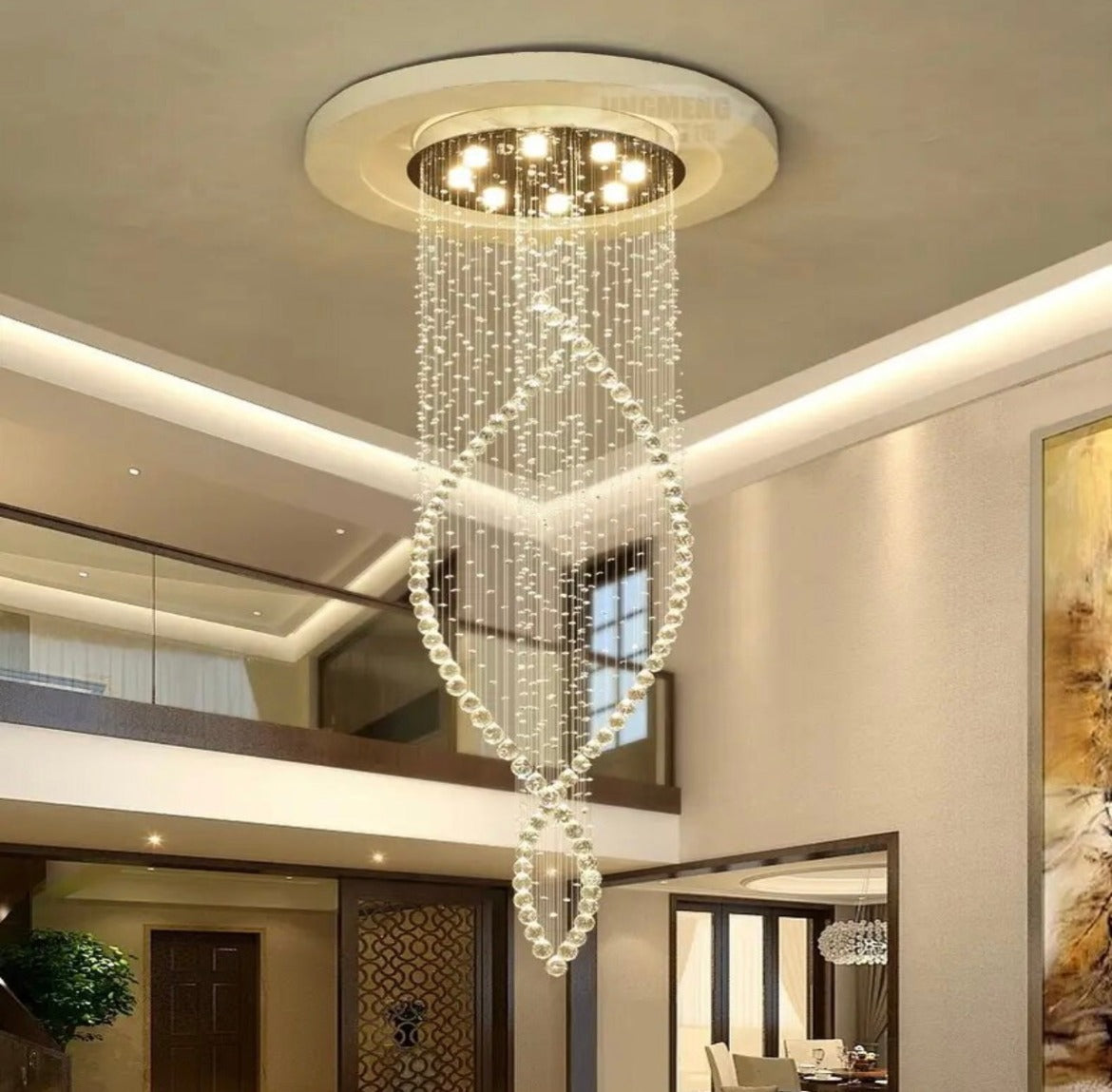 chandelier hanging crystals​