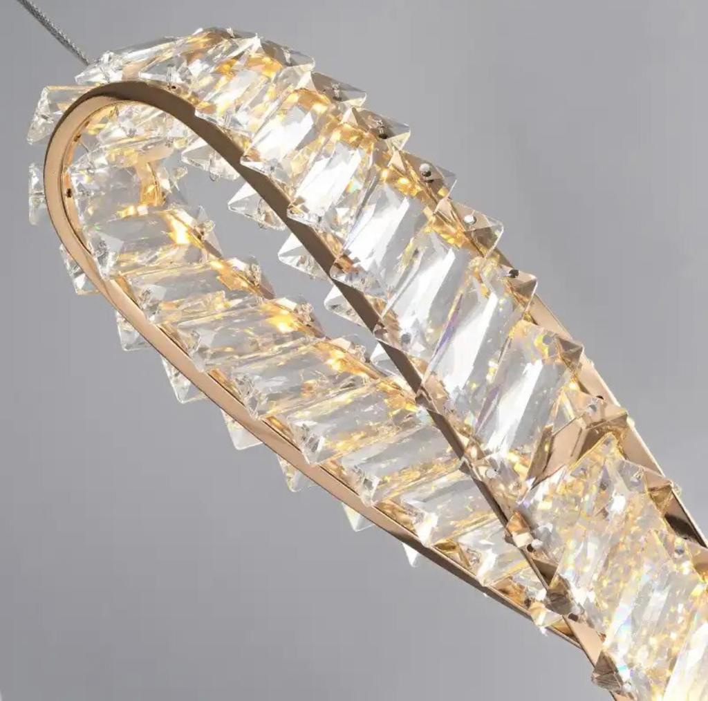 crystal Pendant Golden Lamps