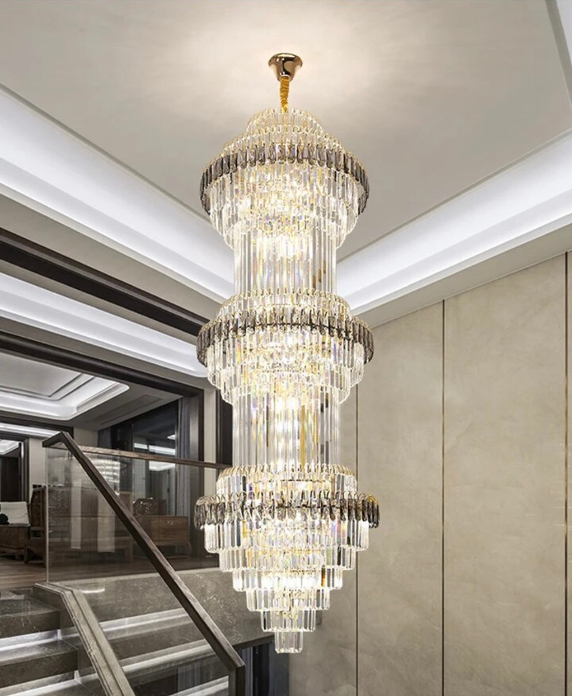 modern crystal chandelier