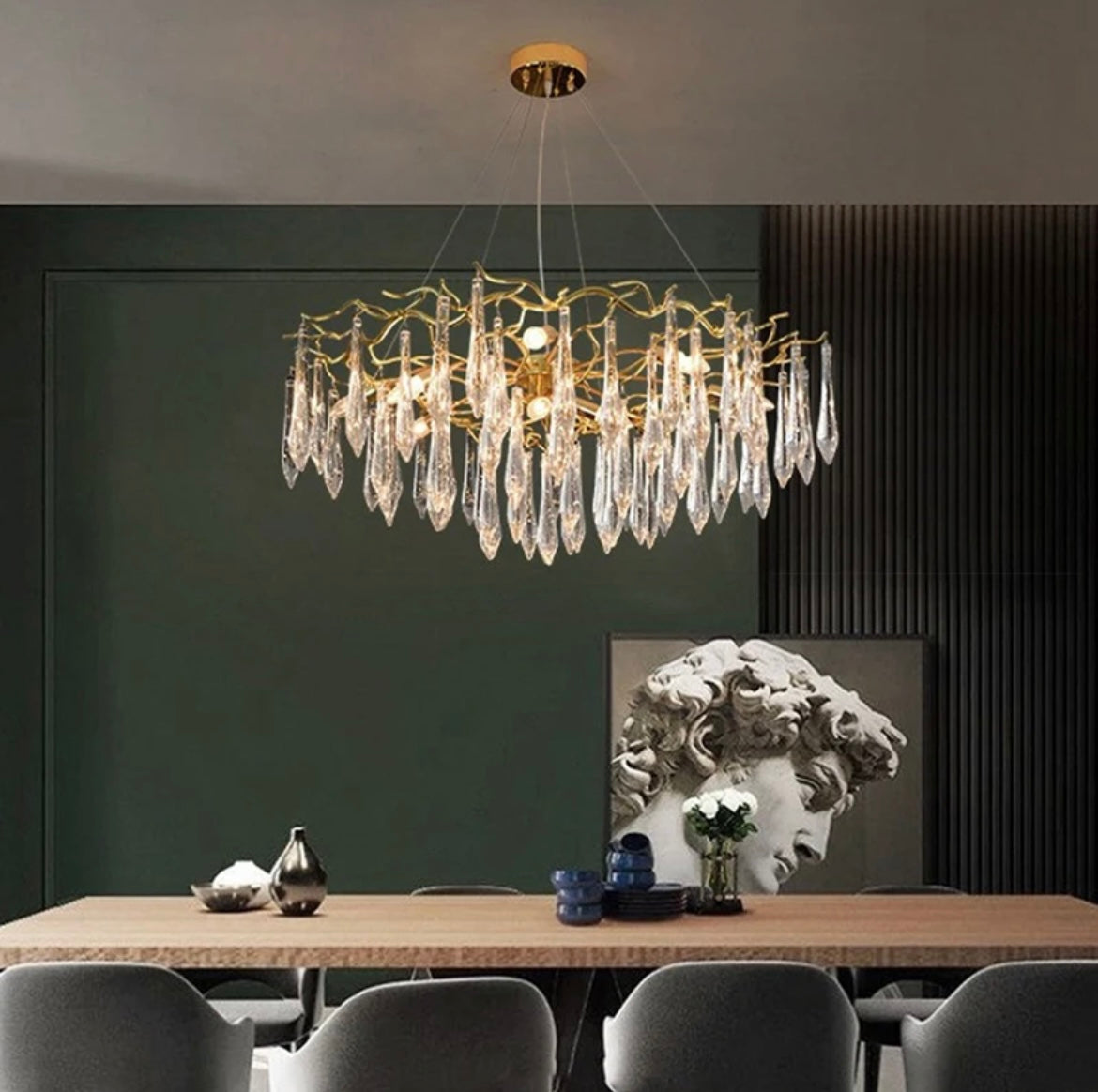 dining table Glass Drop Ceiling Chandelier lighting