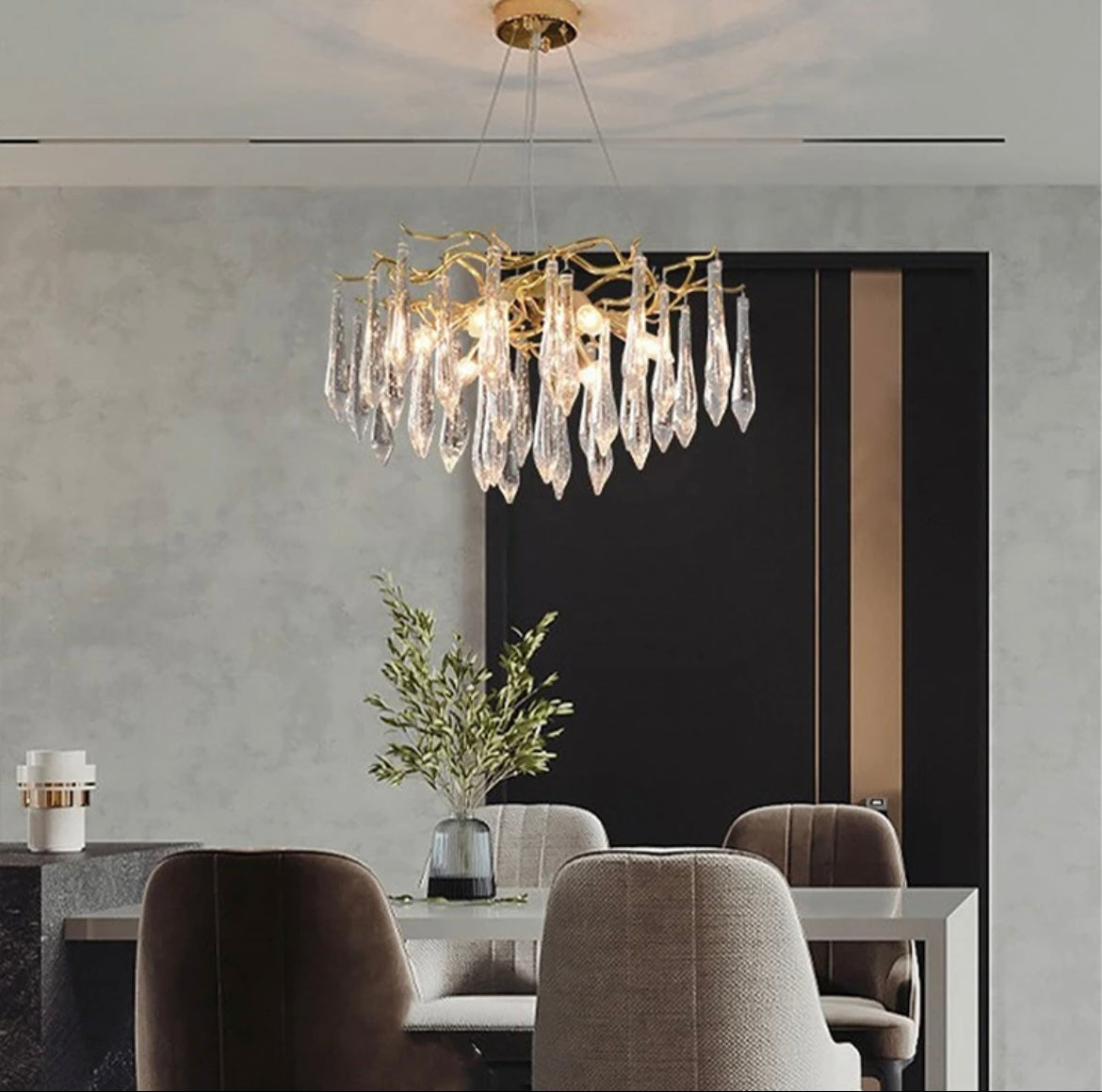 dining table Glass Drop Ceiling Chandeliers