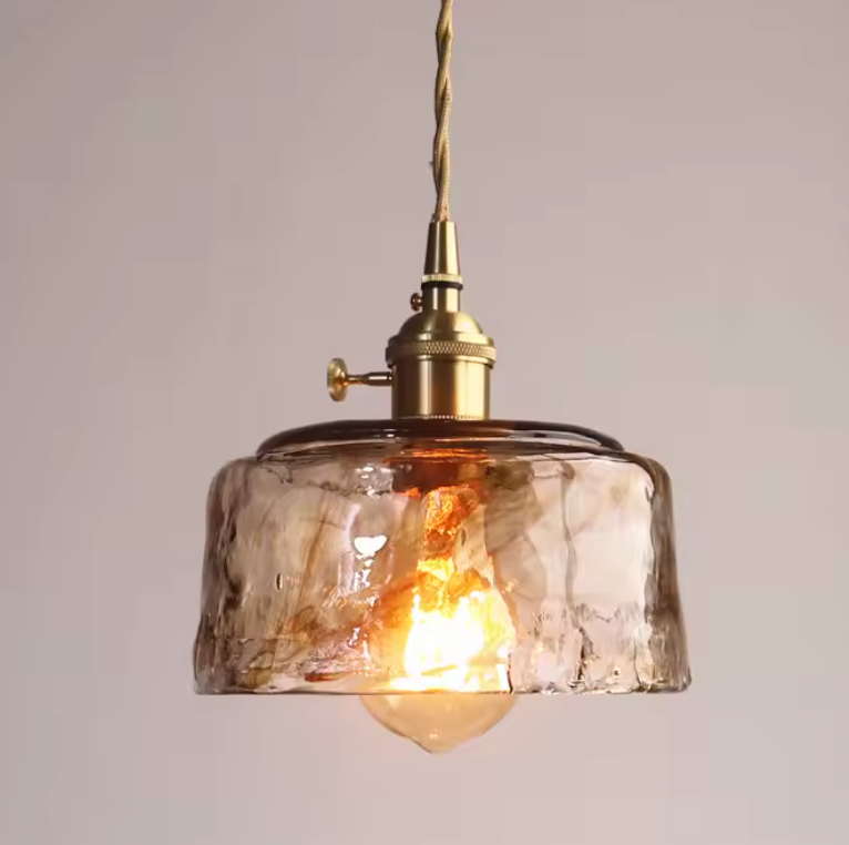 Gold modern hanging light 