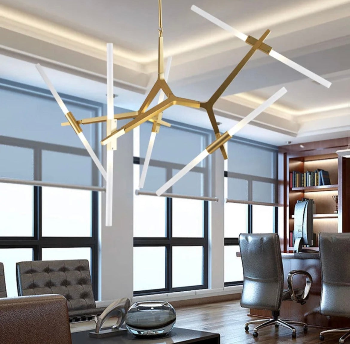 gold Branch Chandelier