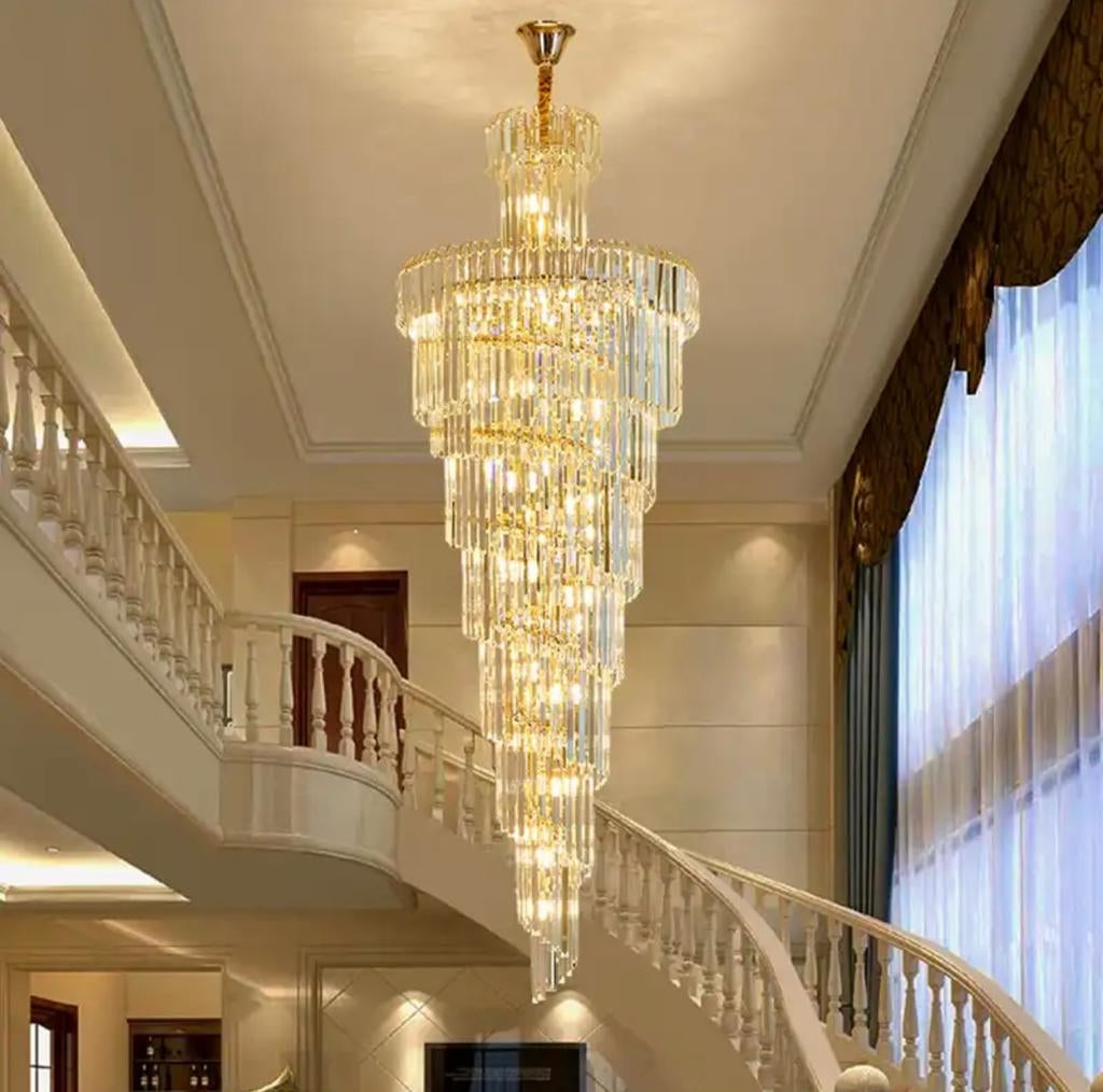 staircase chandelier