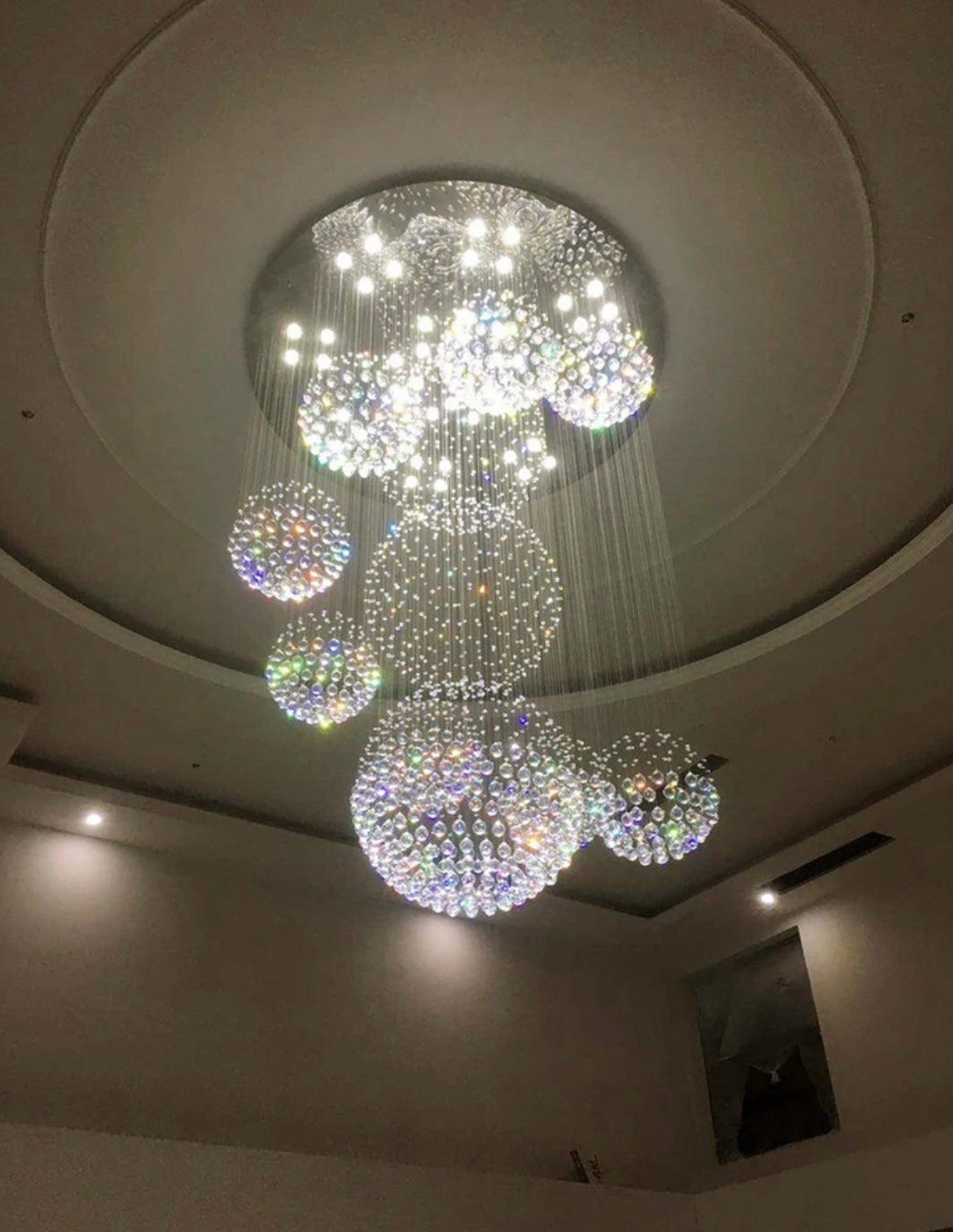 ball crystal chandelier