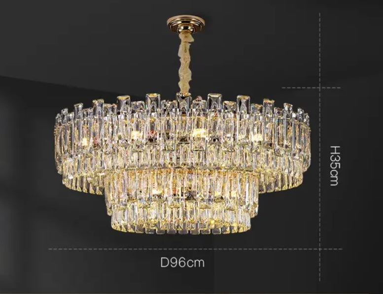 Two Tier Round Chandelier