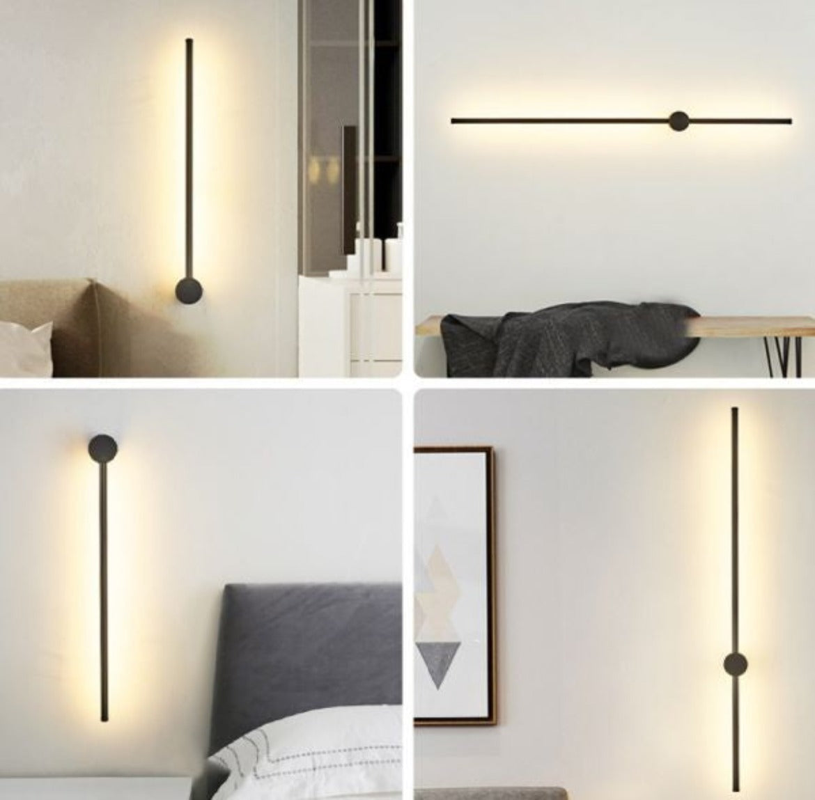 Modern Minimalist Style Linear Wall Light Fixture