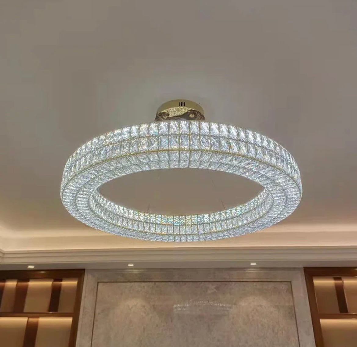 Circular Crystal Chandelier