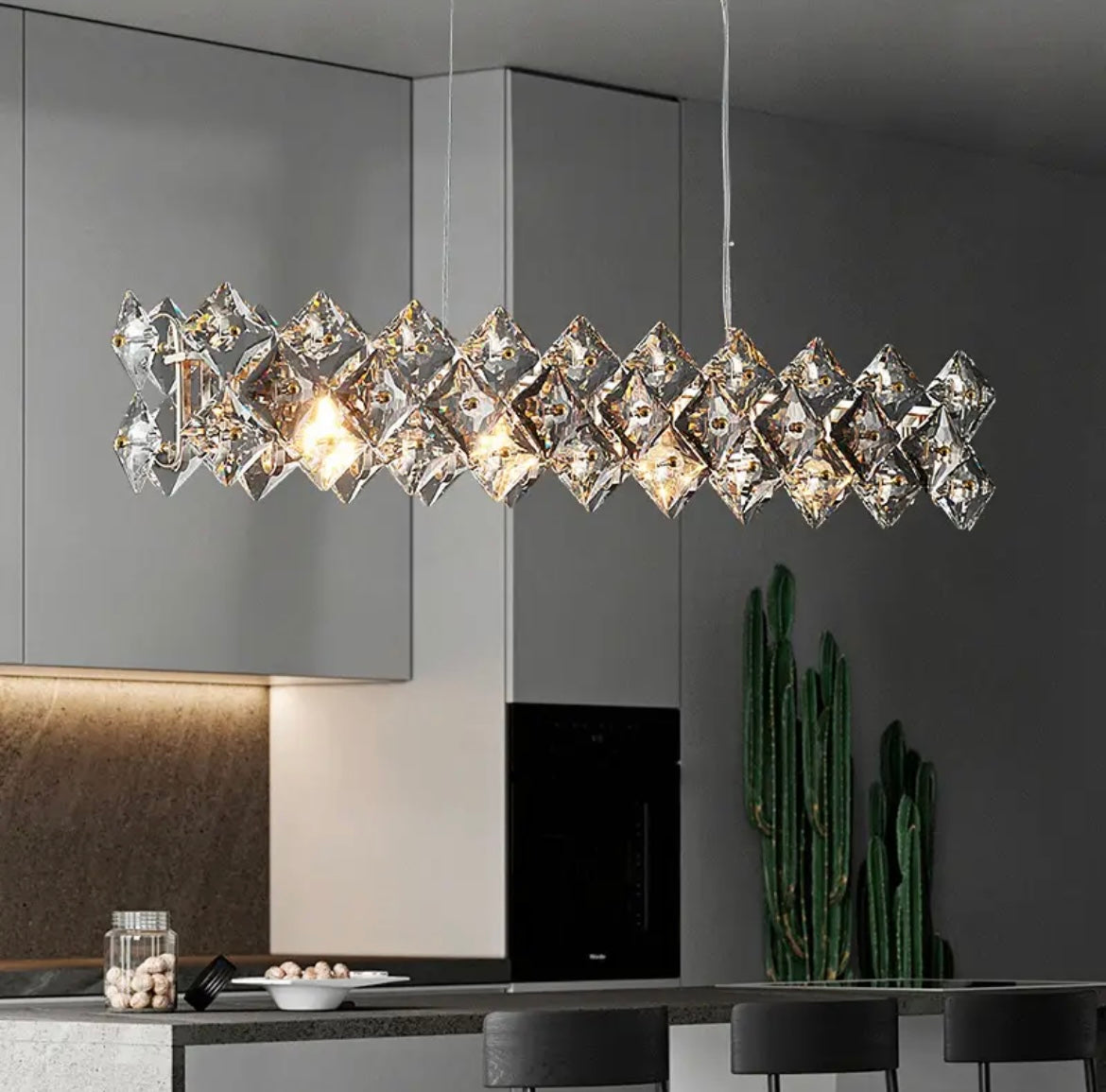 Luxury K9 Crystal LED Dining Chandelier