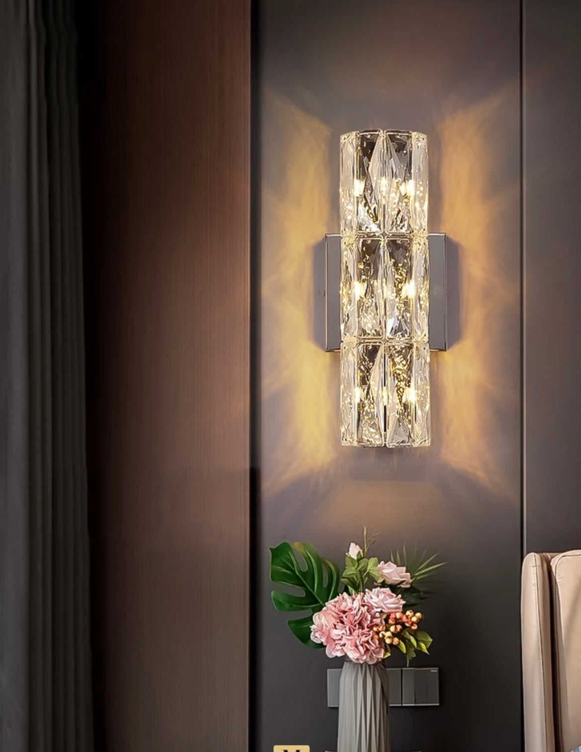 Crystal Luxury Villa Wall Lamp