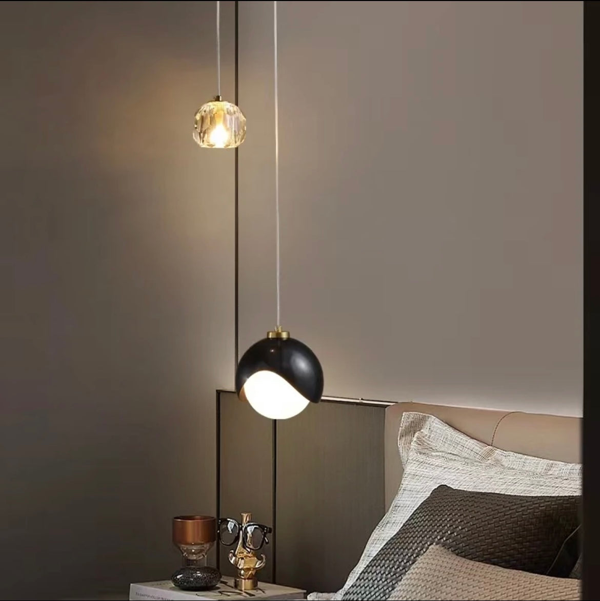 Simple Bedside Hanging Lamp