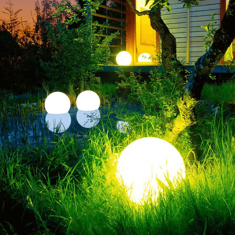 large garden ball lights