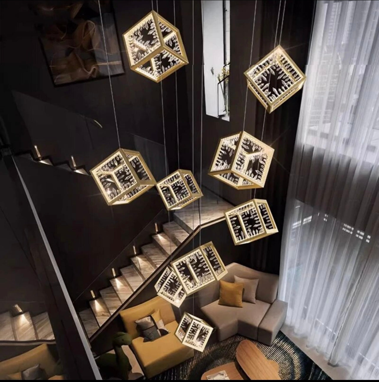 cube light ceiling