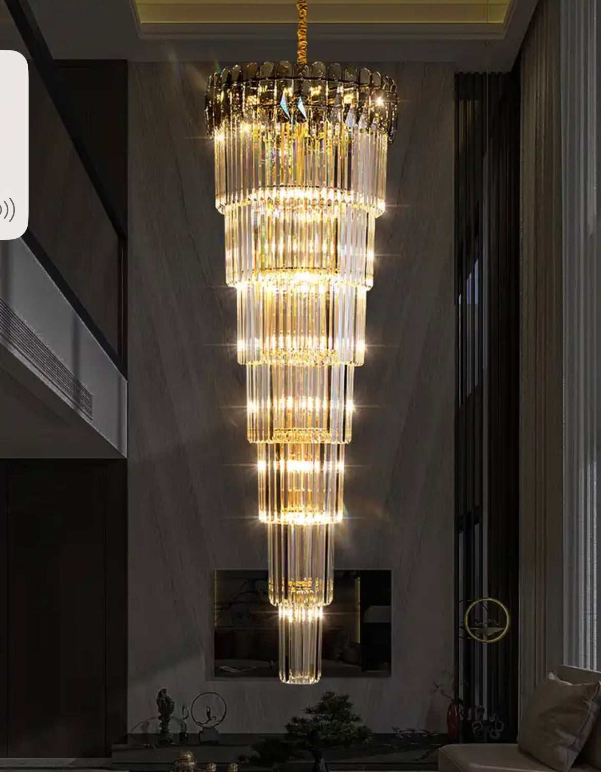 7 tier luxury chandeliers