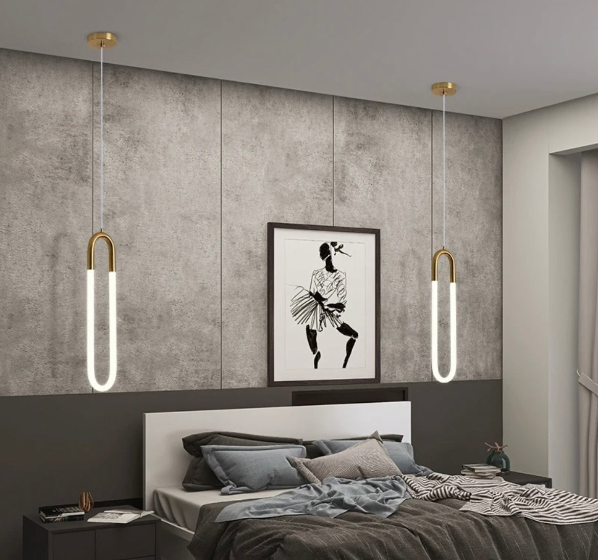 modern Hanging Bedside Lamp - Stylish