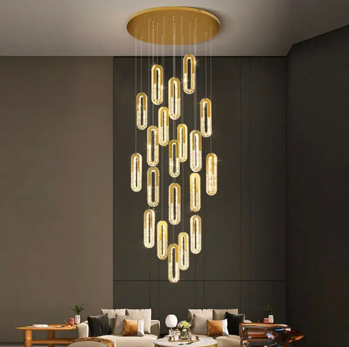 modern chandelier for large space