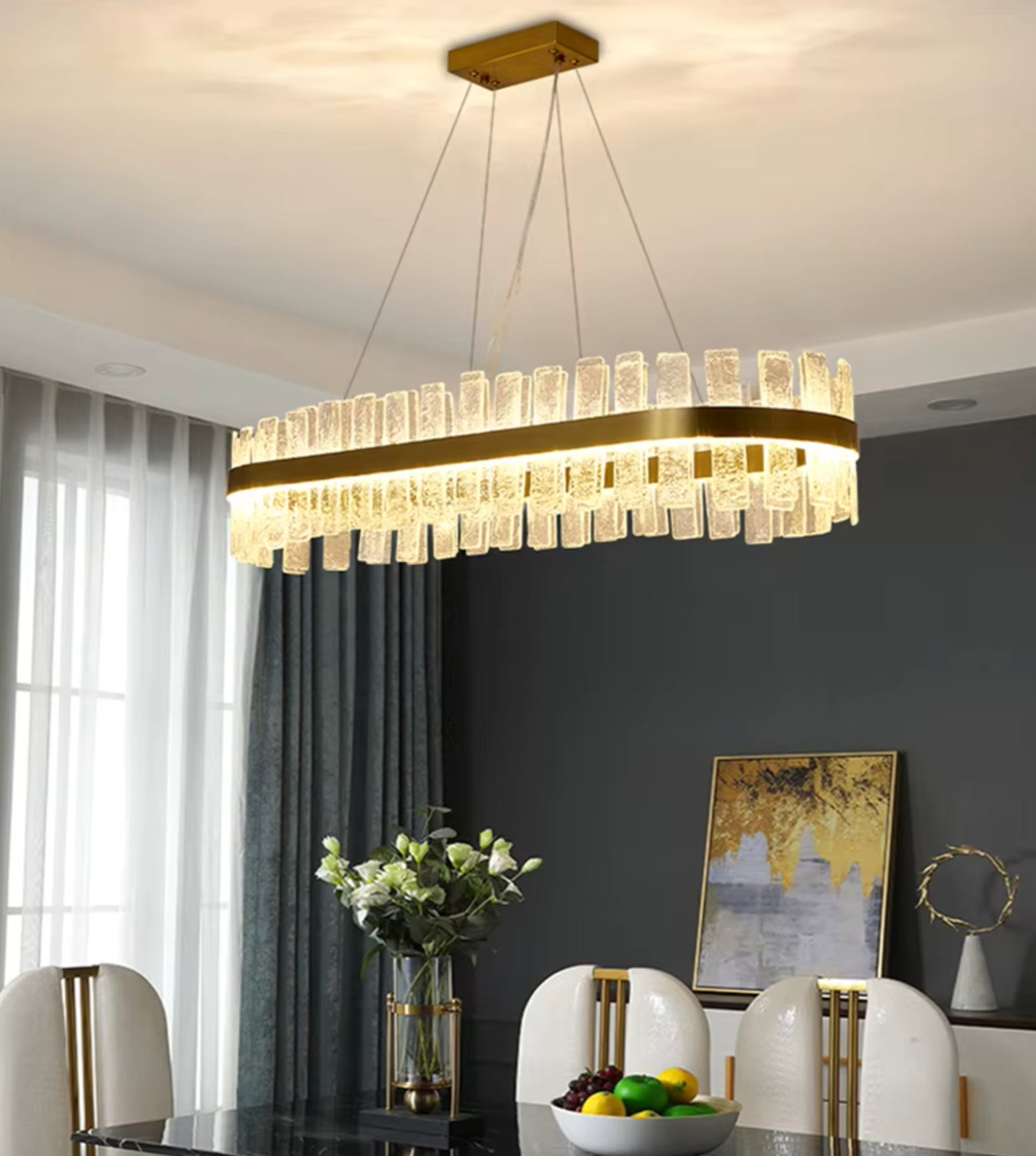 glass ceiling light chandelier