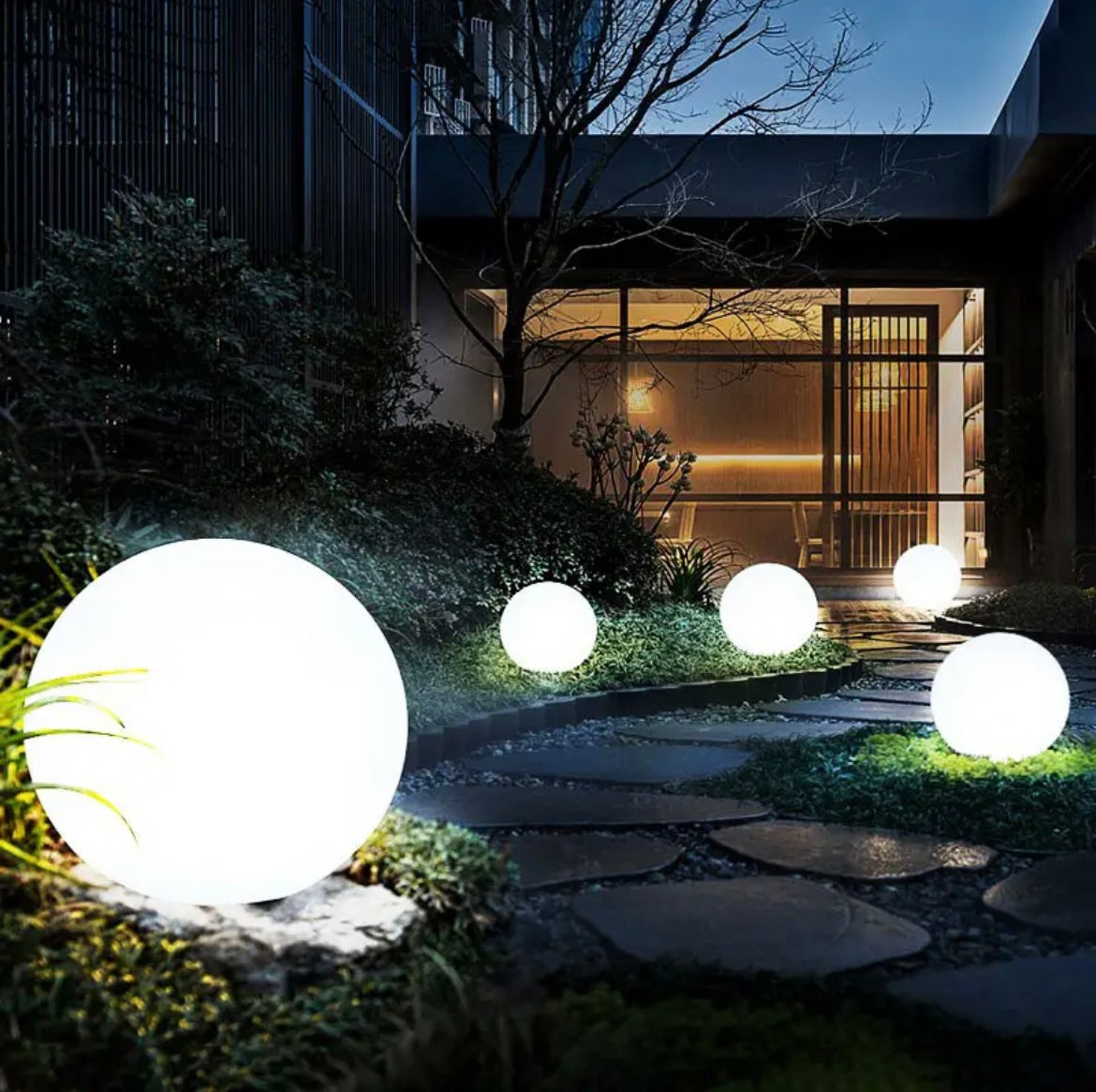 outdoor ball lights