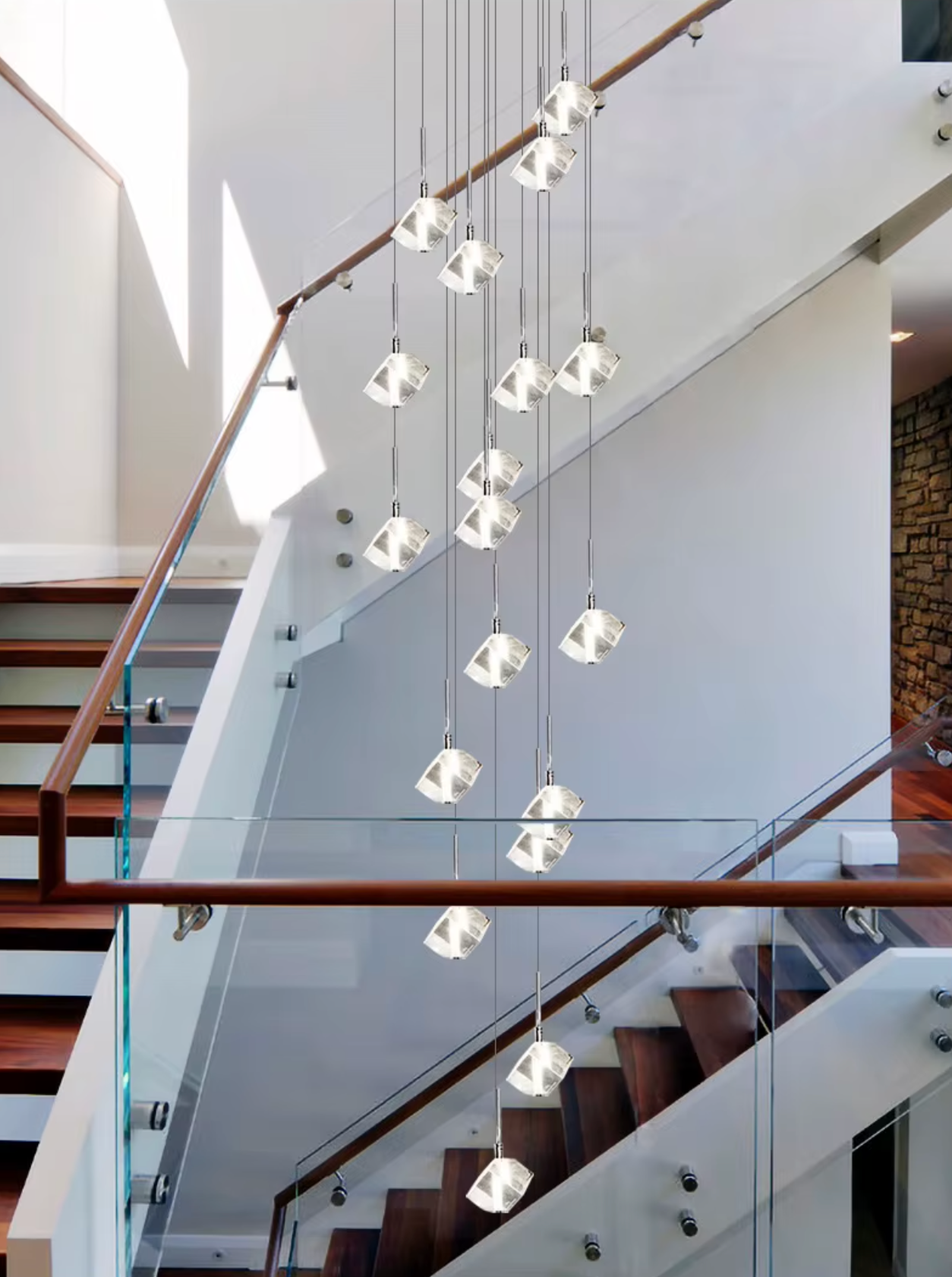 pendant-staircase-light for luxury lighting