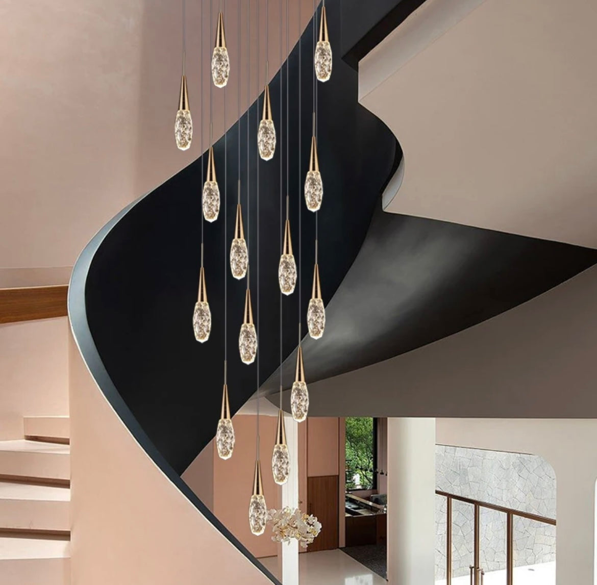 hanging pendant chandelier