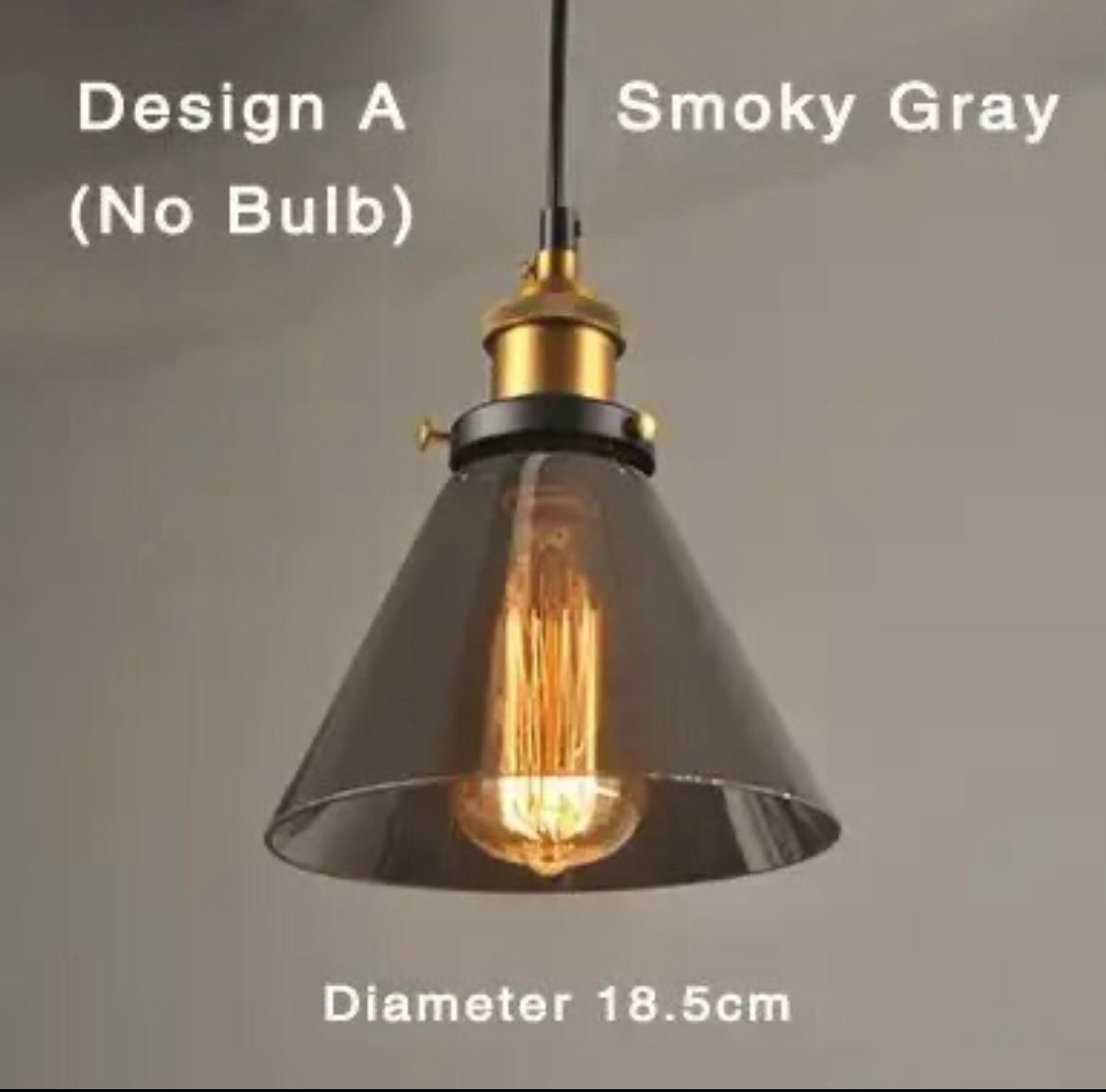 smokey Nordic Loft Modern Pendant Lights