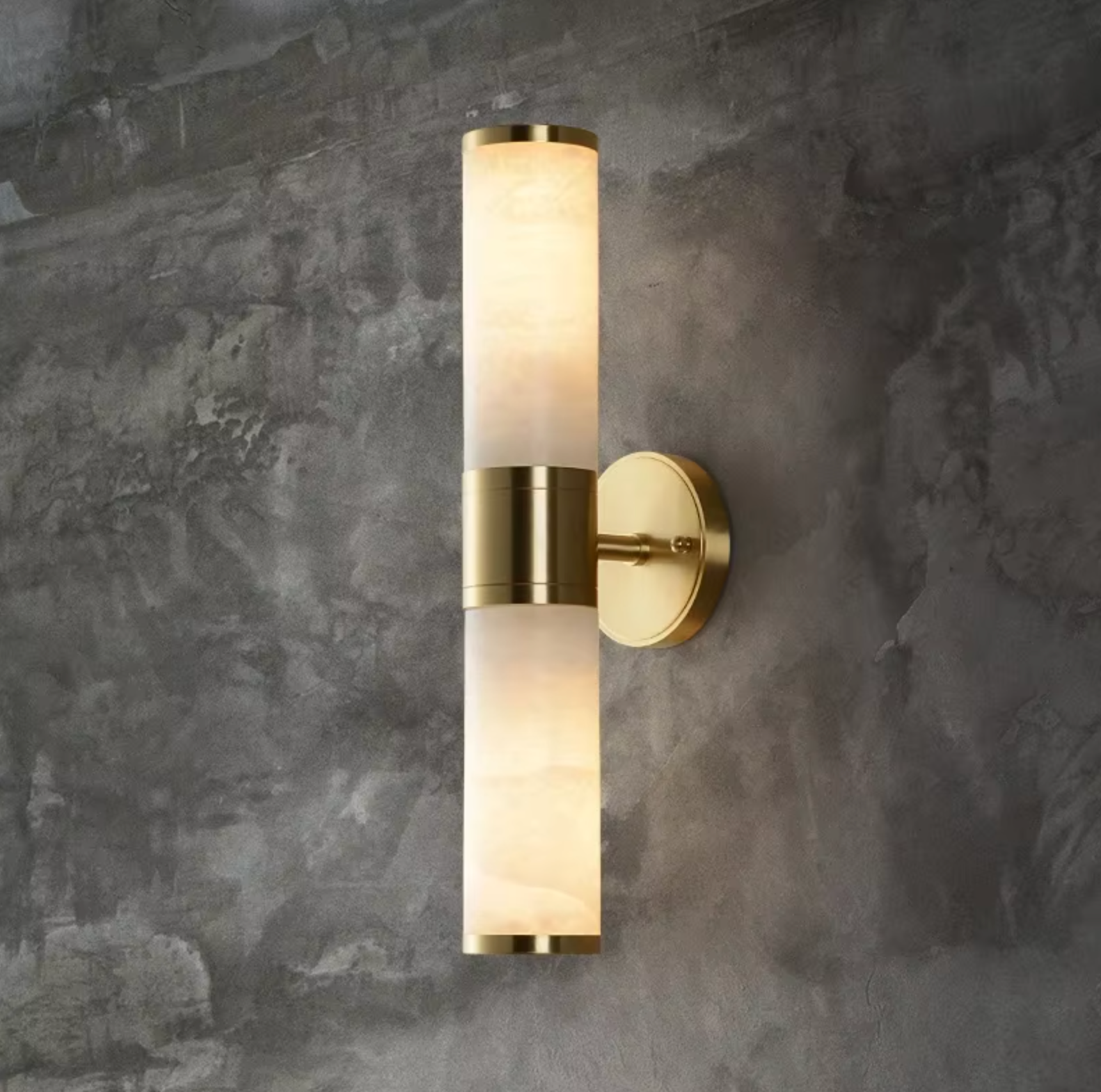 Double wall sconce lighting